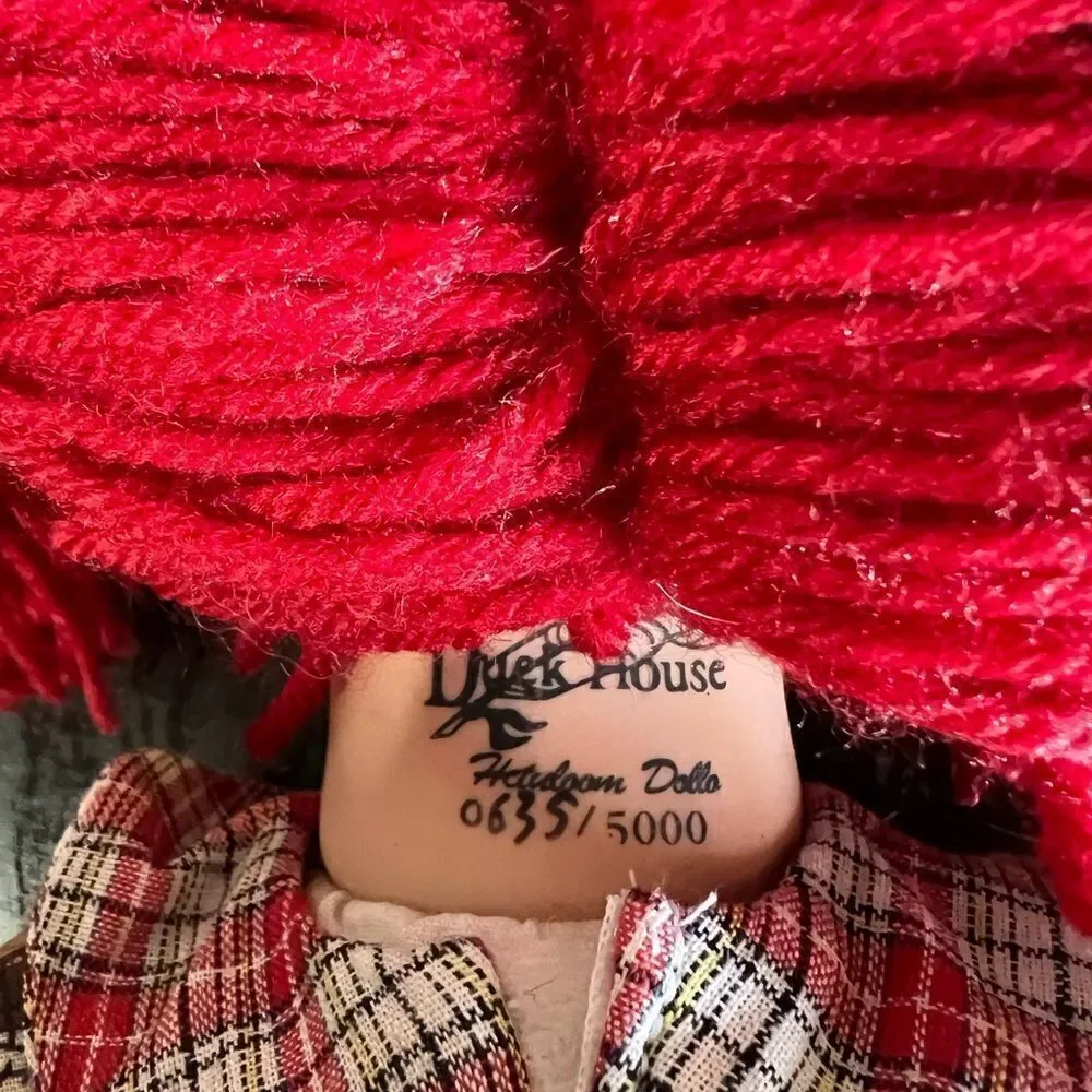 Duck House Heirloom limited edition Reggedy Ann doll with puppy - Picture 14 of 16